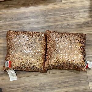 Ashland Rose Gold Sequin Decorative Pillow